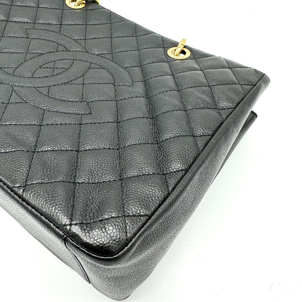 Chanel CC Black Caviar Grand Shopping Tote - Picture 7 of 10